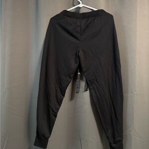 Flora Nikrooz Black Sleep Joggers with matching sleep shorts